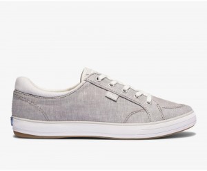 Keds Center II Chambray Stripe Αθλητικα Παπουτσια γυναικεια γκρι | HDS843925