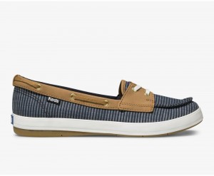 Keds Charter Stripe Slip On γυναικεια σκουρο μπλε | APK746091