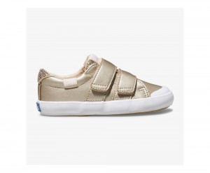 Keds Courtney Slip On για κοριτσια ροζ χρυσο χρωμα | XJW419702