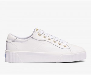 Keds Crew Kick Alto δερματινα Αθλητικα Παπουτσια γυναικεια ασπρα | WNS816942