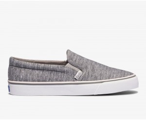 Keds Jump Kick Slip Jersey Slip On γυναικεια γκρι | TKF913042