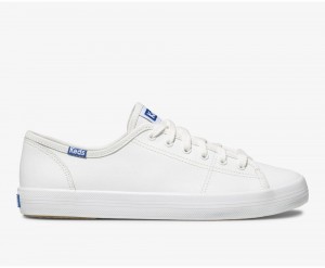 Keds Kickstart δερματινα Αθλητικα Παπουτσια γυναικεια ασπρα | KXJ924673