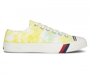 Keds Royal Lo Tie Dye Seersucker Αθλητικα Παπουτσια γυναικεια κίτρινα | NUD497062