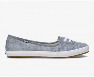 Keds Teacup Chambray Slip On γυναικεια μπλε | ZGL921835