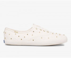 Keds x Kate Spade New York Champion Bridal δαντελα Αθλητικα Παπουτσια γυναικεια ασπρα | WSI165284