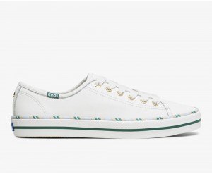 Keds x Kate Spade New York Kickstart δερματινα Αθλητικά Αθλητικα Παπουτσια γυναικεια ασπρα | VET132684