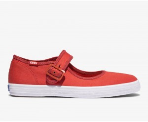 Keds x Organic βαμβακερα Champion Mary Jane Slip On γυναικεια κοκκινα | RWM138670