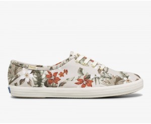 Keds x Organic βαμβακερα Champion Tropical Αθλητικα Παπουτσια γυναικεια ασπρα Πολύχρωμο | QNI405218