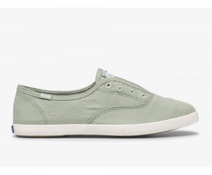 Keds x Organic βαμβακερα Chillax Washable Slip On γυναικεια πρασινο | PZC126370