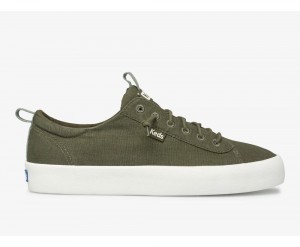 Keds x Organic βαμβακερα Kickback Washable Slip On γυναικεια πρασινο | FLU598147