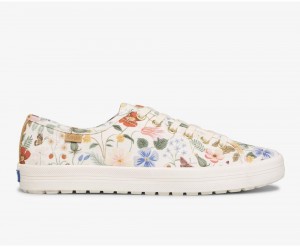 Keds x Rifle Paper Co. Kickstart TRX Strawberry Fields Αθλητικα Παπουτσια γυναικεια ασπρα Πολύχρωμο | GPH269140