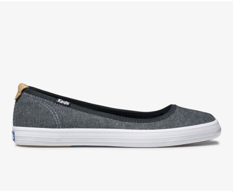 Keds Bryn Chambray Slip On γυναικεια σκουρο μπλε | NZH012943