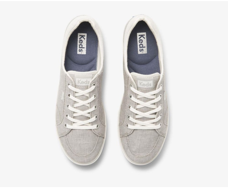 Keds Center II Chambray Stripe Αθλητικα Παπουτσια γυναικεια γκρι | HDS843925