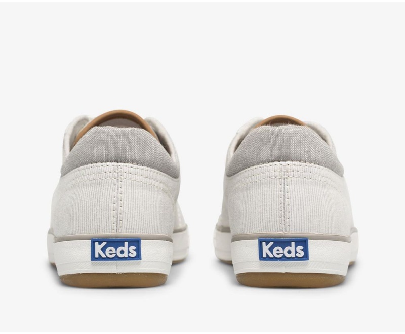 Keds Center II Subtle Stripe Αθλητικα Παπουτσια γυναικεια ασπρα | IOF932685