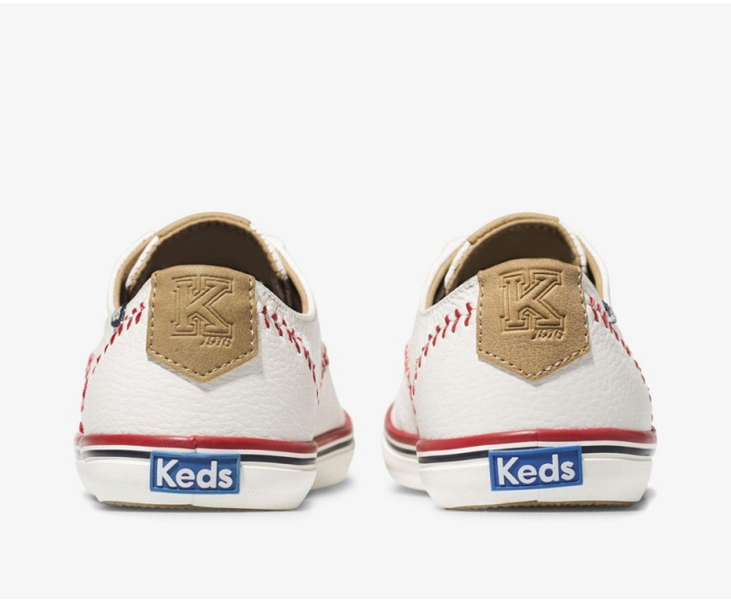 Keds Champion Pennant δερματινα Αθλητικα Παπουτσια γυναικεια ασπρα | MFU381209