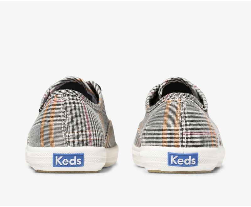 Keds Champion Plaid Αθλητικα Παπουτσια γυναικεια μαυρα Πολύχρωμο | ZAH563024