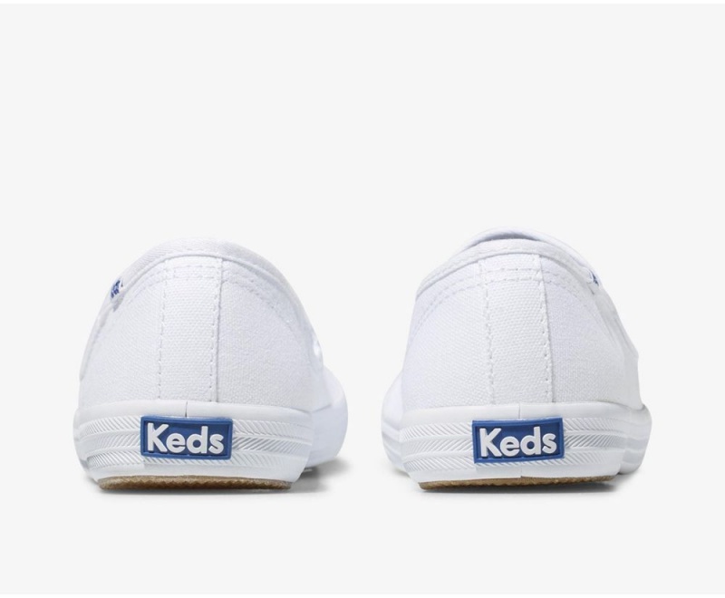 Keds Champion Slip On γυναικεια ασπρα | JXT506134