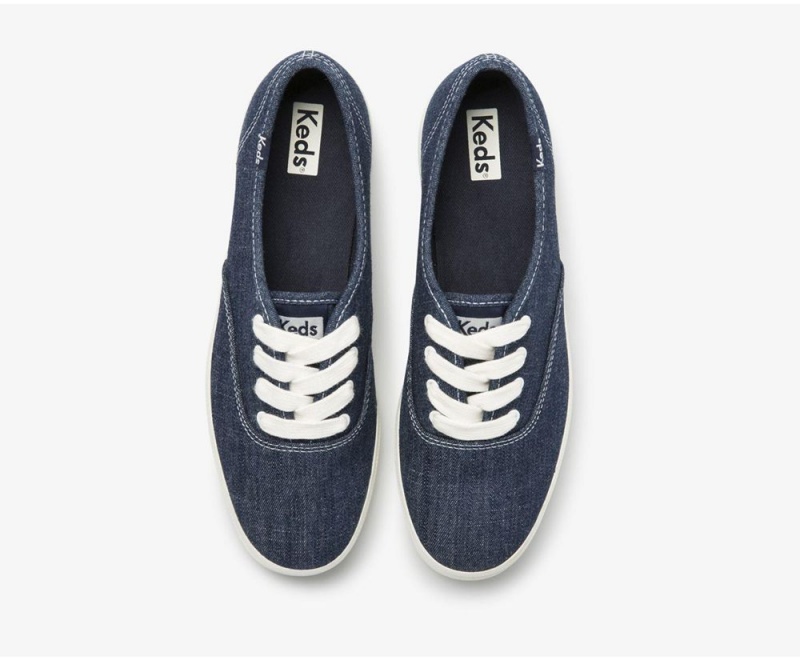 Keds Champion TRX Eco Denim Αθλητικα Παπουτσια γυναικεια μπλε | HOZ692350