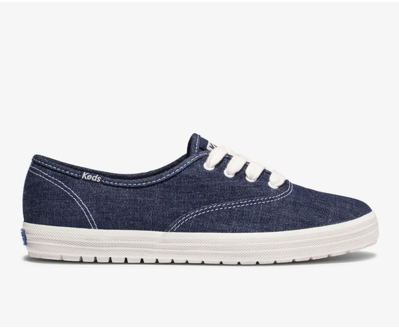 Keds Champion TRX Eco Denim Αθλητικα Παπουτσια γυναικεια μπλε | HOZ692350