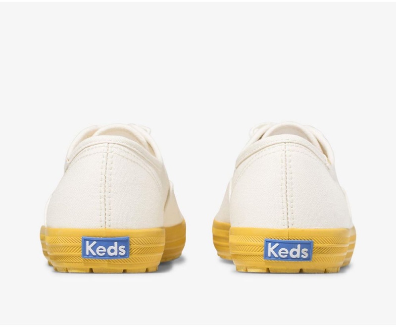 Keds Champion TRX Αθλητικα Παπουτσια γυναικεια ασπρα κίτρινα | IWL194375