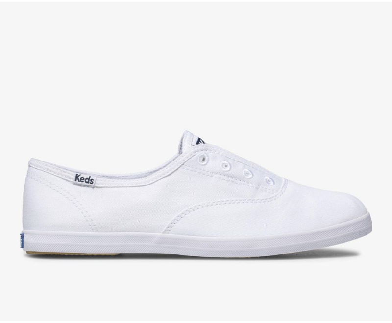 Keds Chillax Basics Slip On γυναικεια ασπρα | LMQ085237