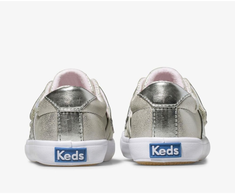 Keds Courtney Slip On για κοριτσια ασημι | XUQ035481