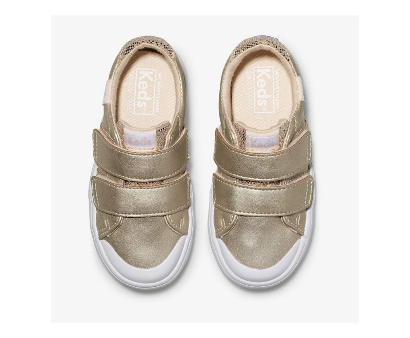 Keds Courtney Slip On για κοριτσια ροζ χρυσο χρωμα | DQV318560