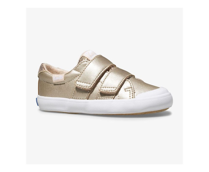 Keds Courtney Slip On για κοριτσια ροζ χρυσο χρωμα | DQV318560