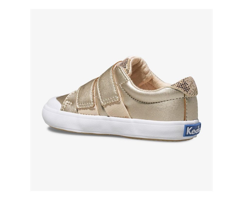 Keds Courtney Slip On για κοριτσια ροζ χρυσο χρωμα | DQV318560