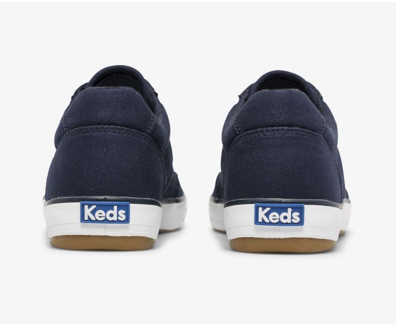 Keds Courty II καμβα Αθλητικα Παπουτσια γυναικεια σκουρο μπλε | PQH467105