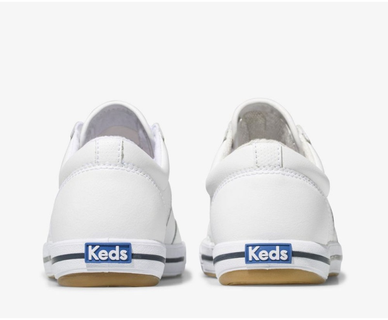 Keds Courty δερματινα Αθλητικα Παπουτσια γυναικεια ασπρα | QNY035617