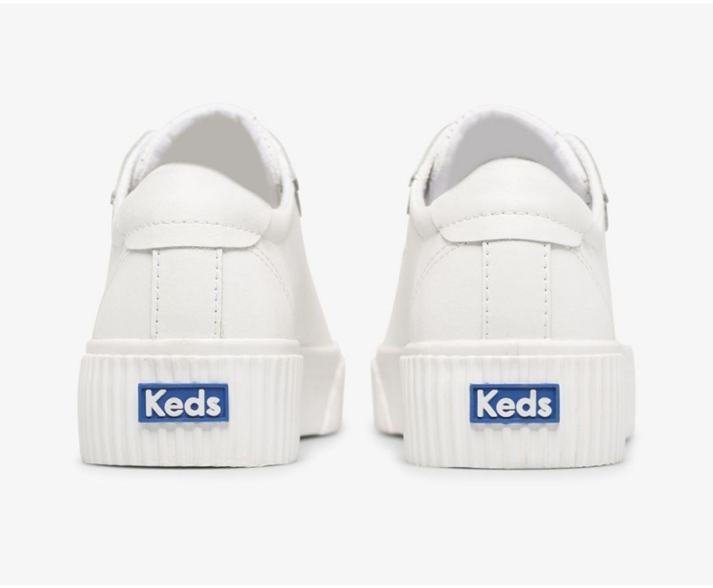 Keds Crew Kick Alto δερματινα Αθλητικα Παπουτσια γυναικεια ασπρα | WNS816942