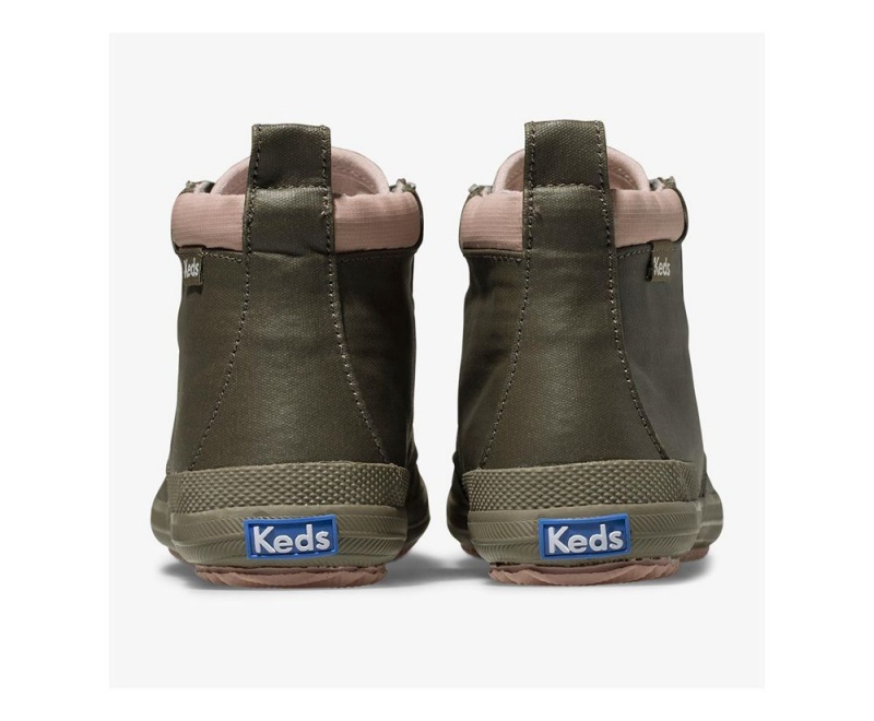 Keds Cyber Scout Coated καμβα Μποτεσ για κοριτσια πρασινο | XCG305912