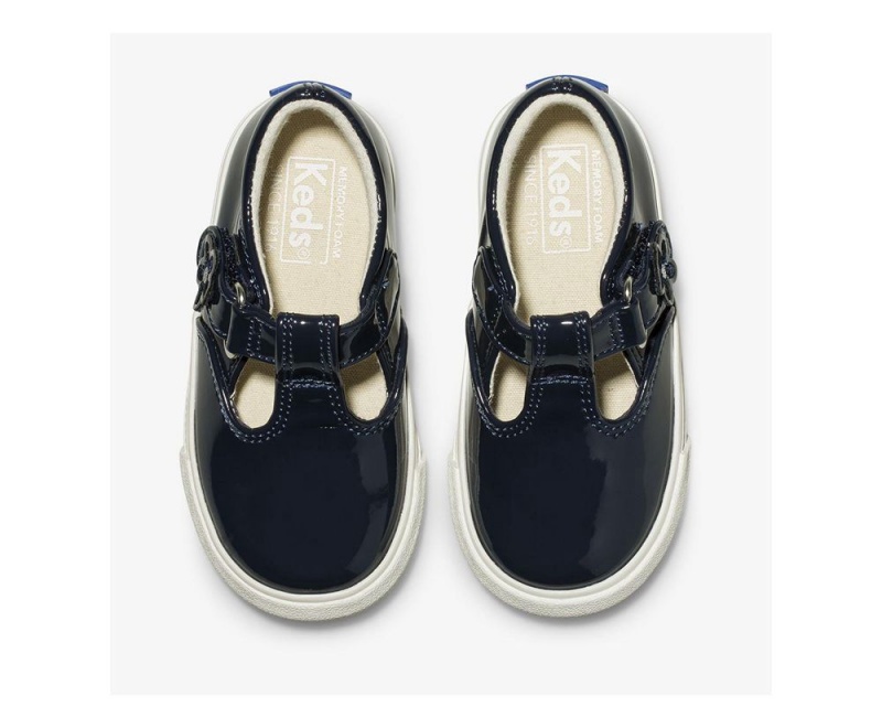 Keds Daphne λουστρινι Slip On για κοριτσια σκουρο μπλε | HXI207463