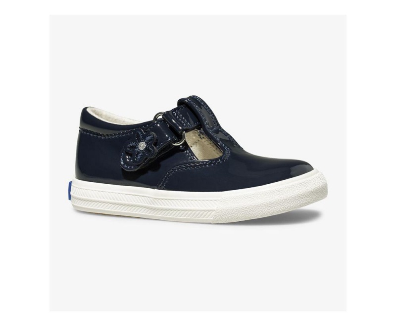 Keds Daphne λουστρινι Slip On για κοριτσια σκουρο μπλε | HXI207463