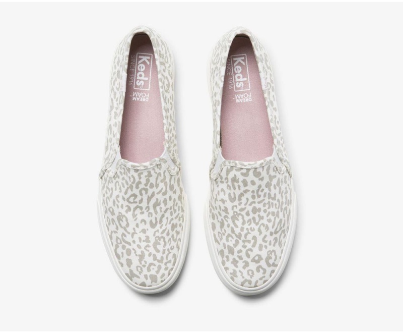 Keds Double Decker Animal Slip On γυναικεια λεοπαρ | AIL250416