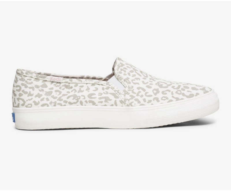 Keds Double Decker Animal Slip On γυναικεια λεοπαρ | AIL250416