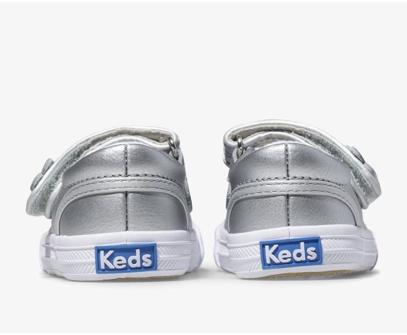 Keds Ella Mary Jane Slip On για κοριτσια ασημι | JTY531806