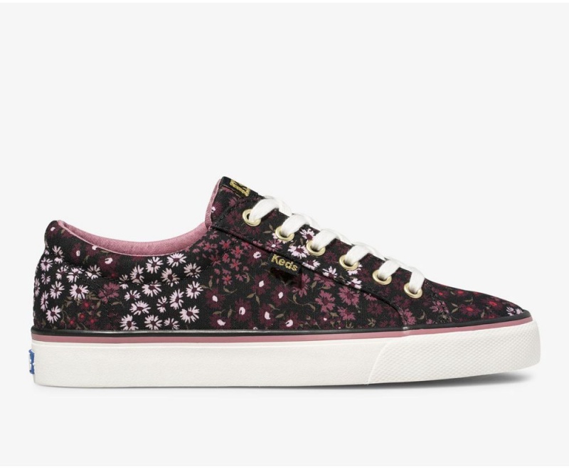 Keds Jump Kick Floral Αθλητικα Παπουτσια γυναικεια μαυρα Πολύχρωμο | LIR461875