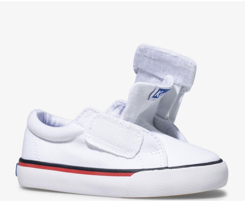 Keds Jump Kick Jr. καμβα Αθλητικα Παπουτσια για κοριτσια ασπρα | EBW542679