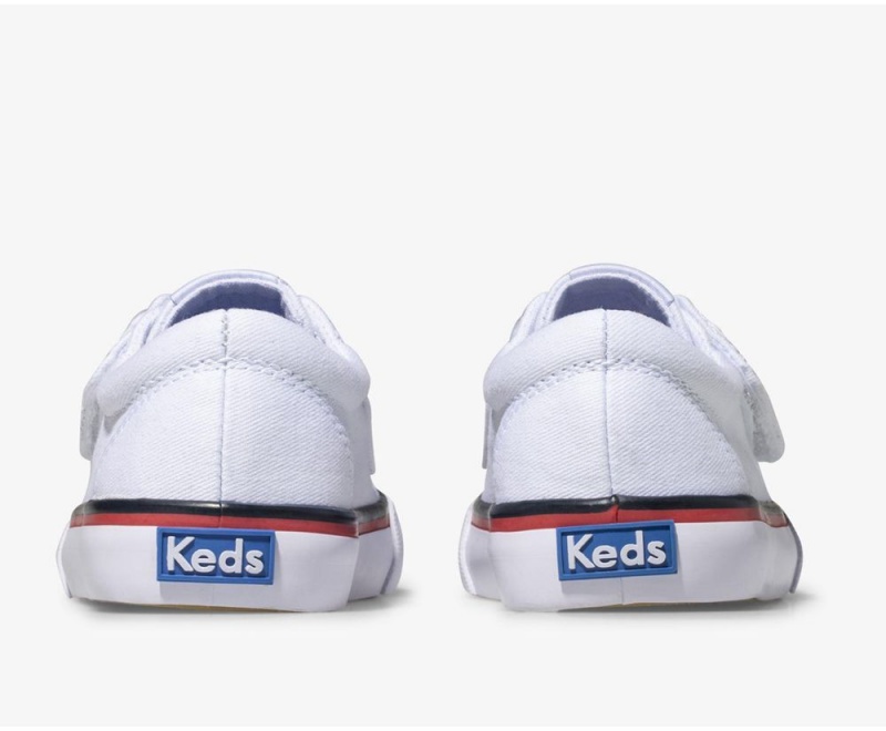 Keds Jump Kick Jr. καμβα Αθλητικα Παπουτσια για κοριτσια ασπρα | EBW542679