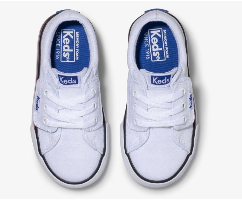 Keds Jump Kick Jr. καμβα Αθλητικα Παπουτσια για κοριτσια ασπρα | EBW542679