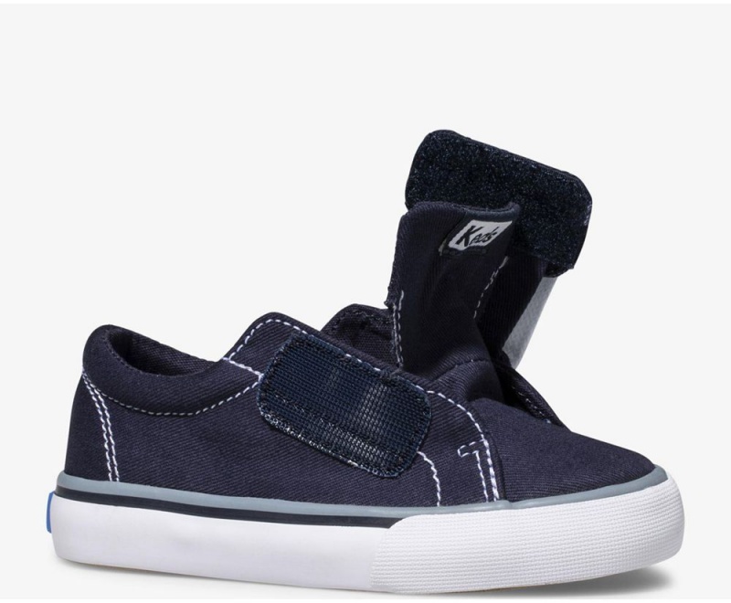 Keds Jump Kick Jr. καμβα Αθλητικα Παπουτσια για κοριτσια σκουρο μπλε | LWR586149