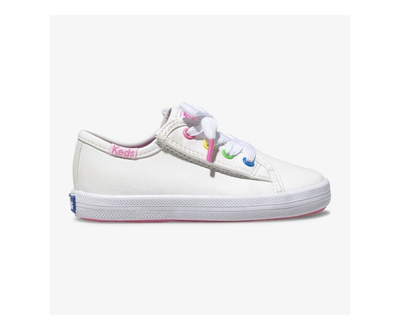 Keds KickstartEyelets Jr. Αθλητικα Παπουτσια για κοριτσια ασπρα | ODQ094371