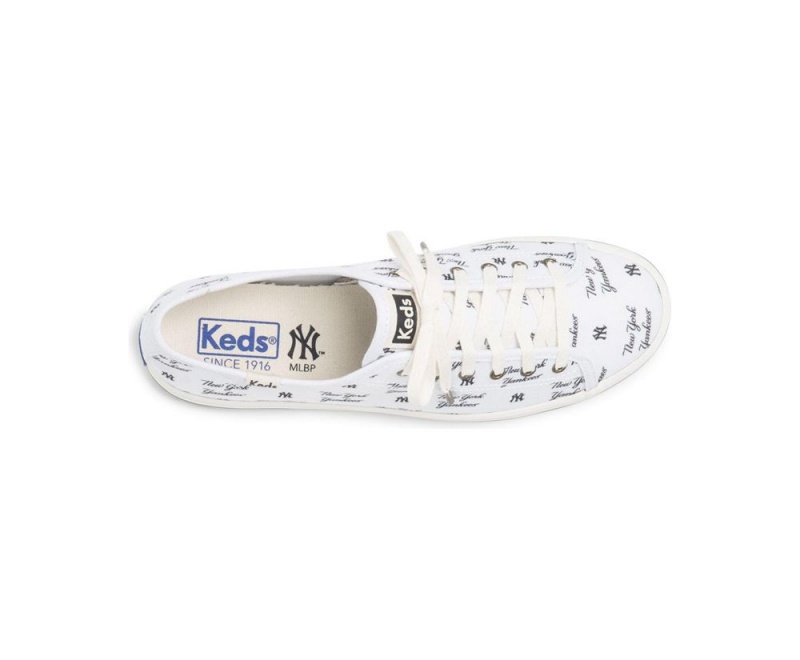 Keds Kickstart MLB Αθλητικα Παπουτσια γυναικεια ασπρα | YPT745916