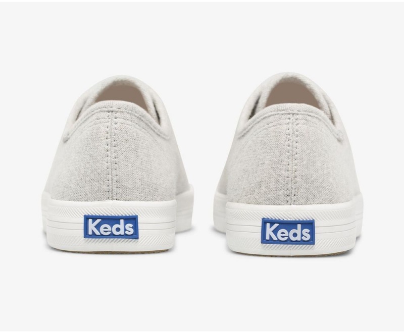 Keds Kickstart Stripey Jersey Αθλητικα Παπουτσια γυναικεια γκρι | JWZ865920