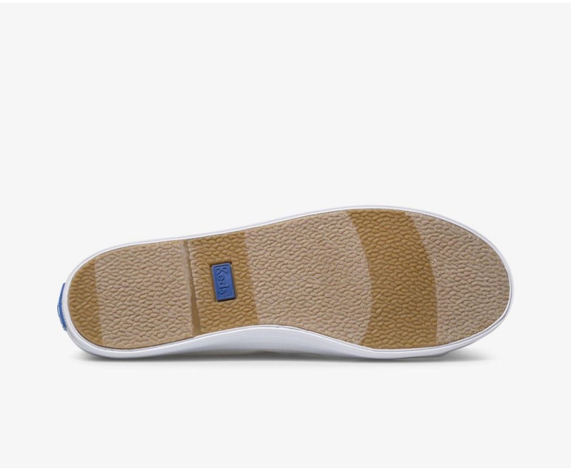 Keds Kickstart καμβα Mules γυναικεια ασπρα | ZEU269385