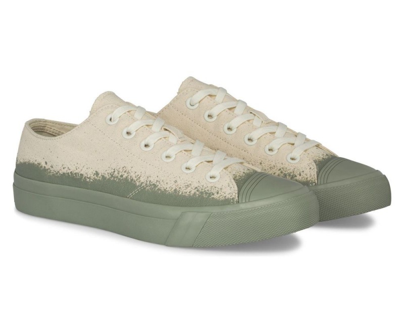 Keds Royal Lo Spray Foxing Αθλητικα Παπουτσια γυναικεια Μπεζ πρασινο | YMW297356