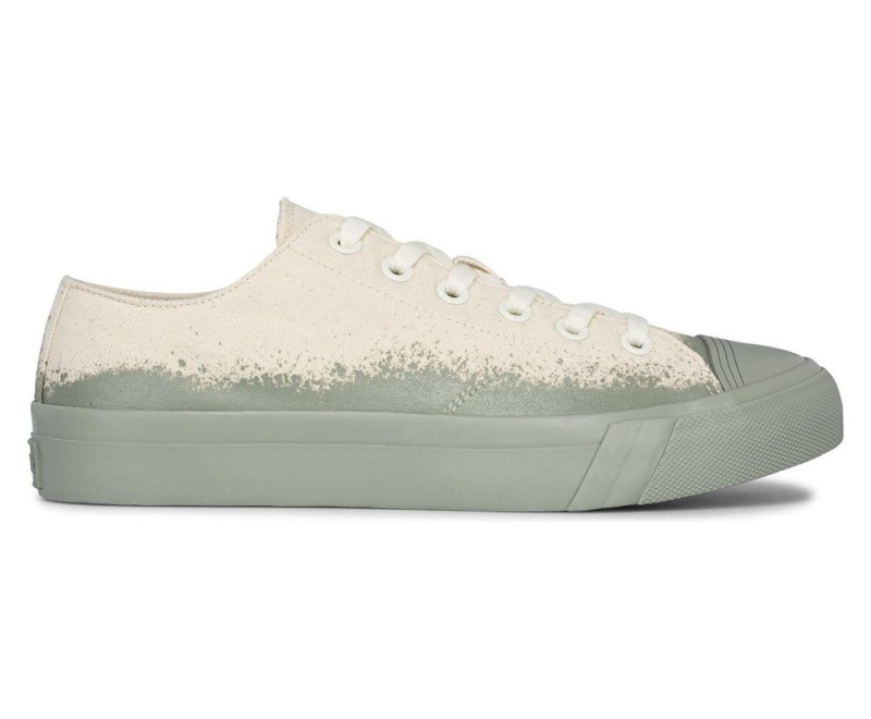 Keds Royal Lo Spray Foxing Αθλητικα Παπουτσια γυναικεια Μπεζ πρασινο | YMW297356