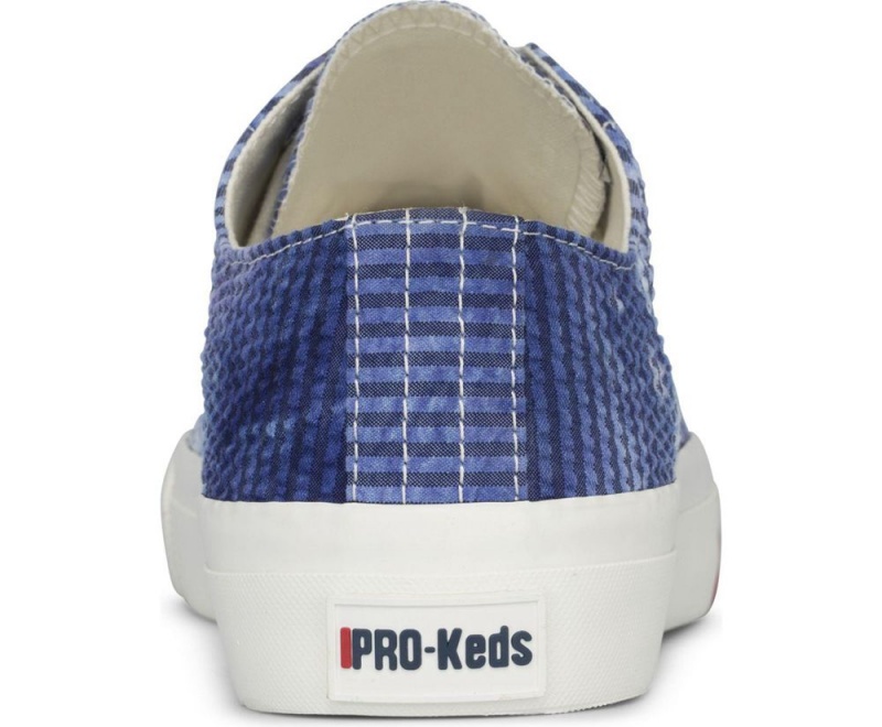 Keds Royal Lo Tie Dye Seersucker Αθλητικα Παπουτσια γυναικεια μπλε | BTR702591